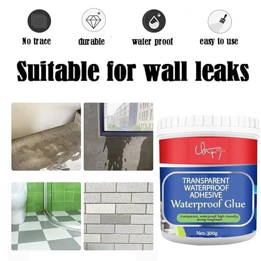 Waterproof Glue with FREE Brush (300 ML/ 350 SQ FT )