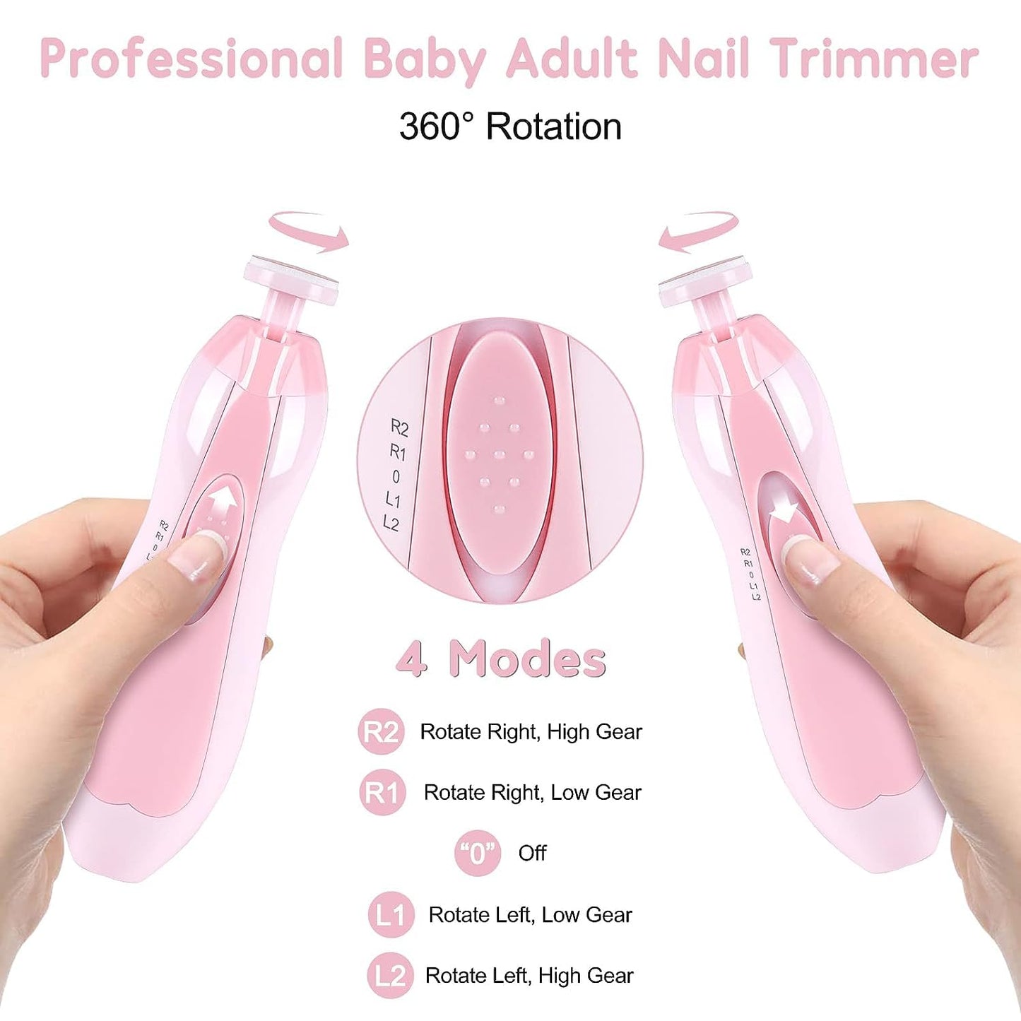 Baby Nail Electric Trimmer Kit Baby Products