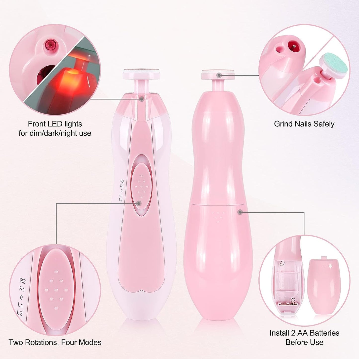Baby Nail Electric Trimmer Kit Baby Products